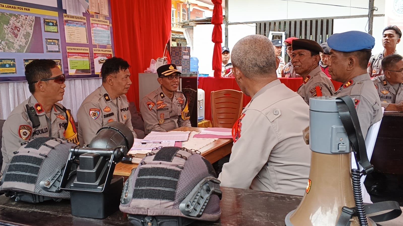 Siaga Lebaran, Tim Was Ops Polda Sultra Cek Kesiapan Pos Operasi Ketupat Polres Buton