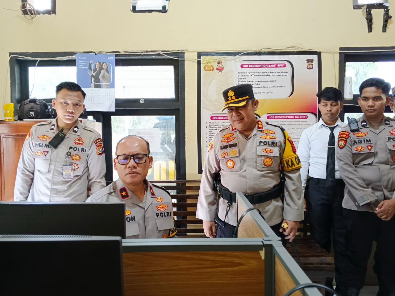 Waka Polda Sultra Cek Layanan 110 Polres Buton