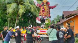 Rayakan Nyepi, Umat Hindu Di Lasalimu Selatan Arak Ogoh-ogoh