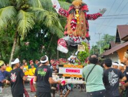 Rayakan Nyepi, Umat Hindu Di Lasalimu Selatan Arak Ogoh-ogoh