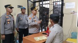 Pastikan Keamanan dan Kondisi Tahanan Terjaga, Kapolres Buton Sambangi Rutan