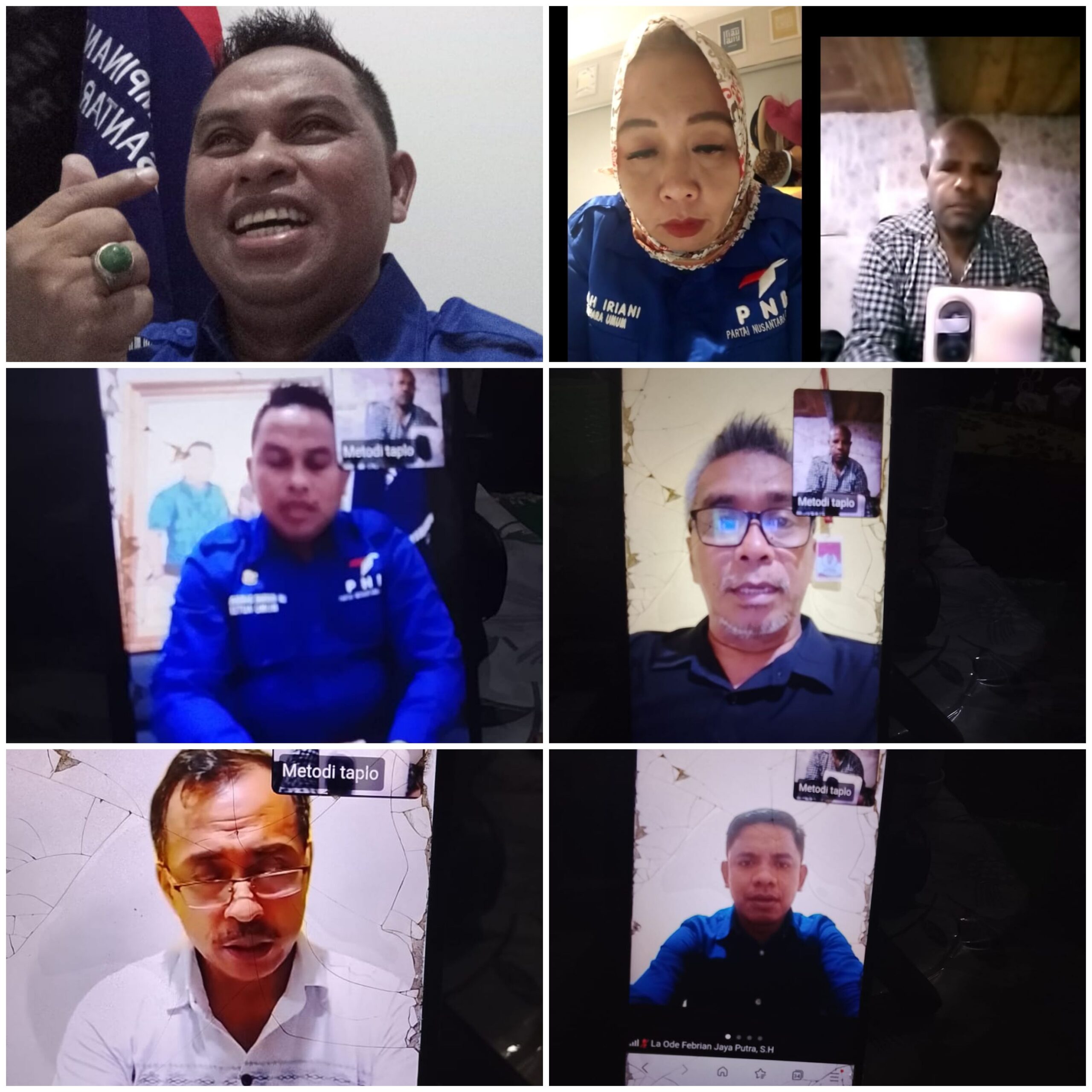 Plt Ketua PNB Gelar Rapat Zoom Meeting bersama 38 DPD Se - Indonesia