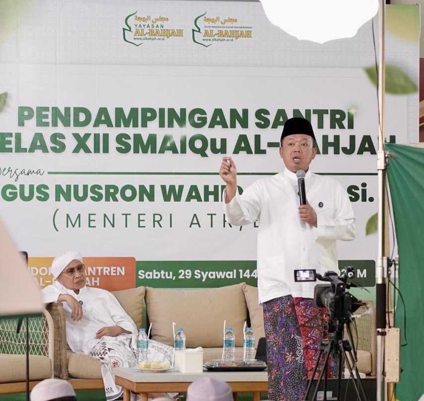 Menteri Nusron Ingin Santri Dikader sebagai Pelaksana Kebijakan di Bidang STEM