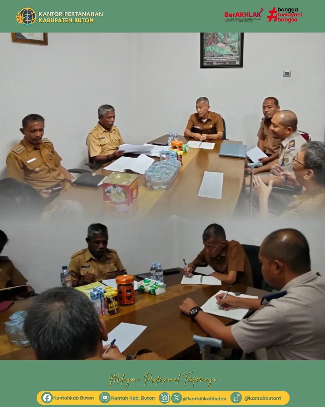 BPN - Pemda Buton Bahas Pemanfaatan Lahan Area Penggunaan Lain (APL) di Desa Tumada