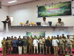 Kepala Kantor Pertanahan Buton Hadiri Sosialisasi  Inver PPTPKH