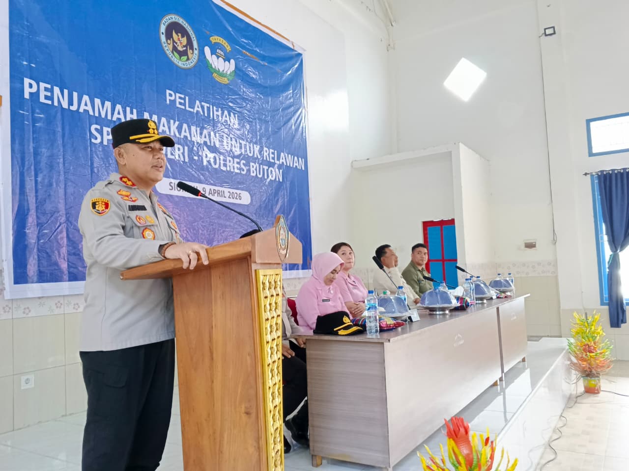 Kapolres Buton Cek Persiapan Pembangunan SPPG Polri di Siompu