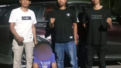 Joget berujung Petaka, Sat Reskrim Amankan Lima Pemuda