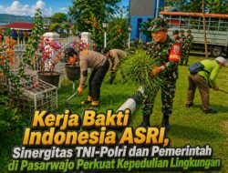 Kerja Bakti Indonesia ASRI, Sinergitas TNI–Polri dan Pemerintah di Pasarwajo Perkuat Kepedulian Lingkungan
