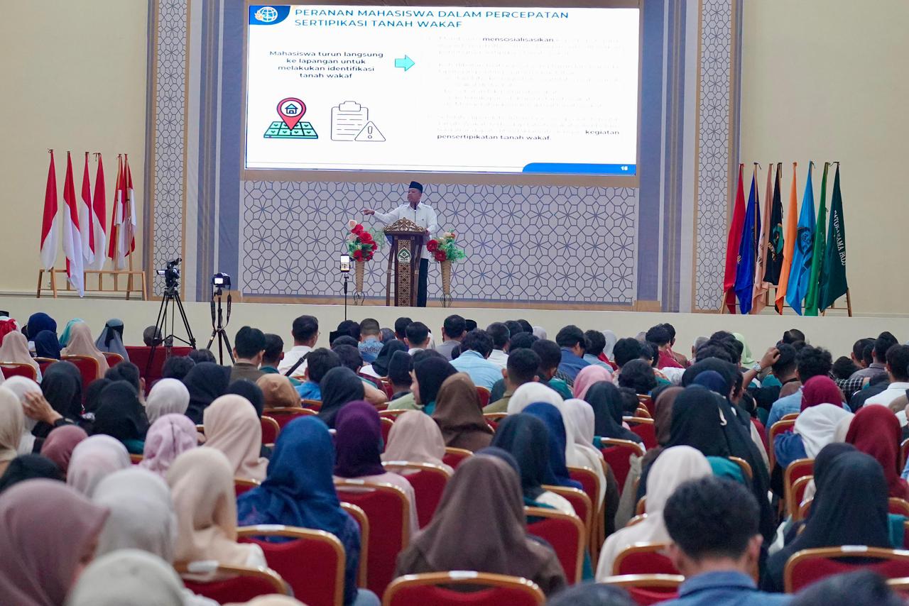 Menteri Nusron Bangun Kesadaran Mahasiswa tentang Nilai Ekonomi Tanah