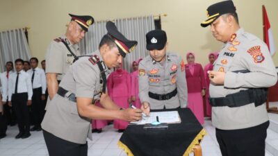 Rotasi Jabatan di Polres Buton, Sejumlah Pejabat Berganti