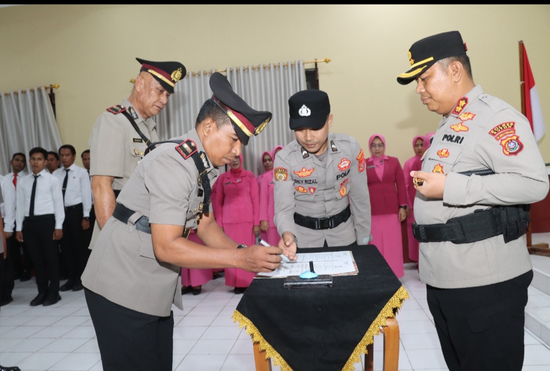 Rotasi Jabatan di Polres Buton, Sejumlah Pejabat Berganti