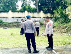 Kapolres Buton Tinjau Lokasi Penyembelihan Hewan Qurban untuk Masyarakat