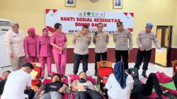 Sambut Hari Bhayangkara Ke - 80 Polres Buton Gelar Bakti Sosial Donor Darah