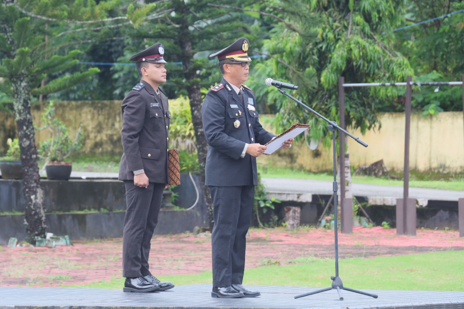 Polres Buton Gelar Upacara Harkitnas