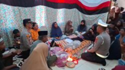 Polisi Melayat ke Rumah Duka Korban Laka Lantas di Batauga