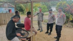 Personel Polsek Kapontori Gelar Patroli KRYD, Sampaikan Imbauan Kamtibmas