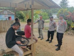 Personel Polsek Kapontori Gelar Patroli KRYD, Sampaikan Imbauan Kamtibmas
