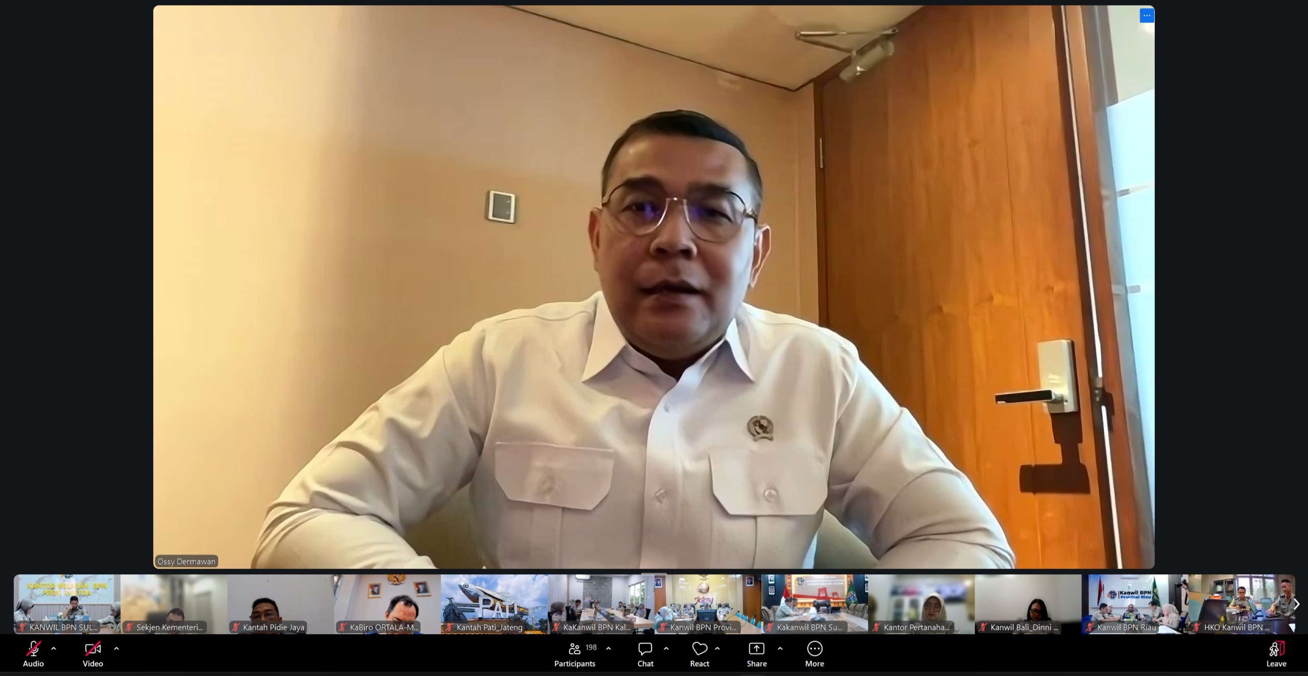 Kementerian ATR/BPN Rumuskan Cara Kerja Efektif Berbasis Kewilayahan