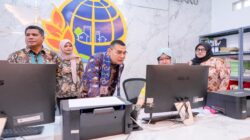 Wamen Ossy Tinjau PELATARAN di Kantah Kota Banjarbaru, ” Masyarakat Jangan Menunggu Lama di Loket”