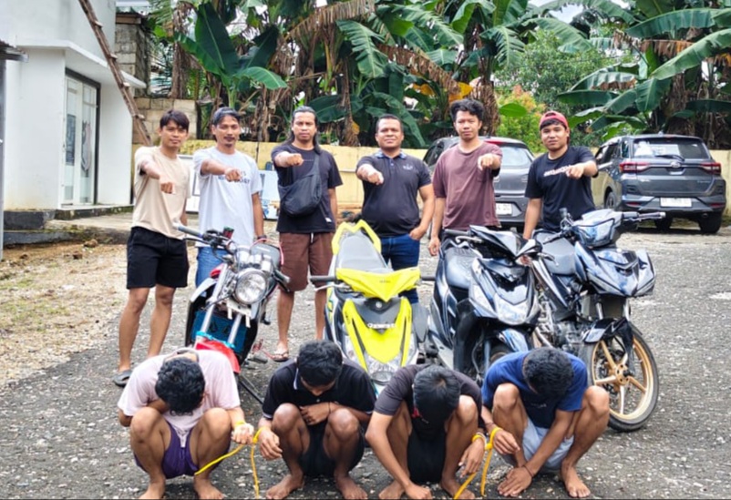 Polisi Tangkap 4 Pelajar Pencuri Motor yang Beraksi di Baubau dan Buton