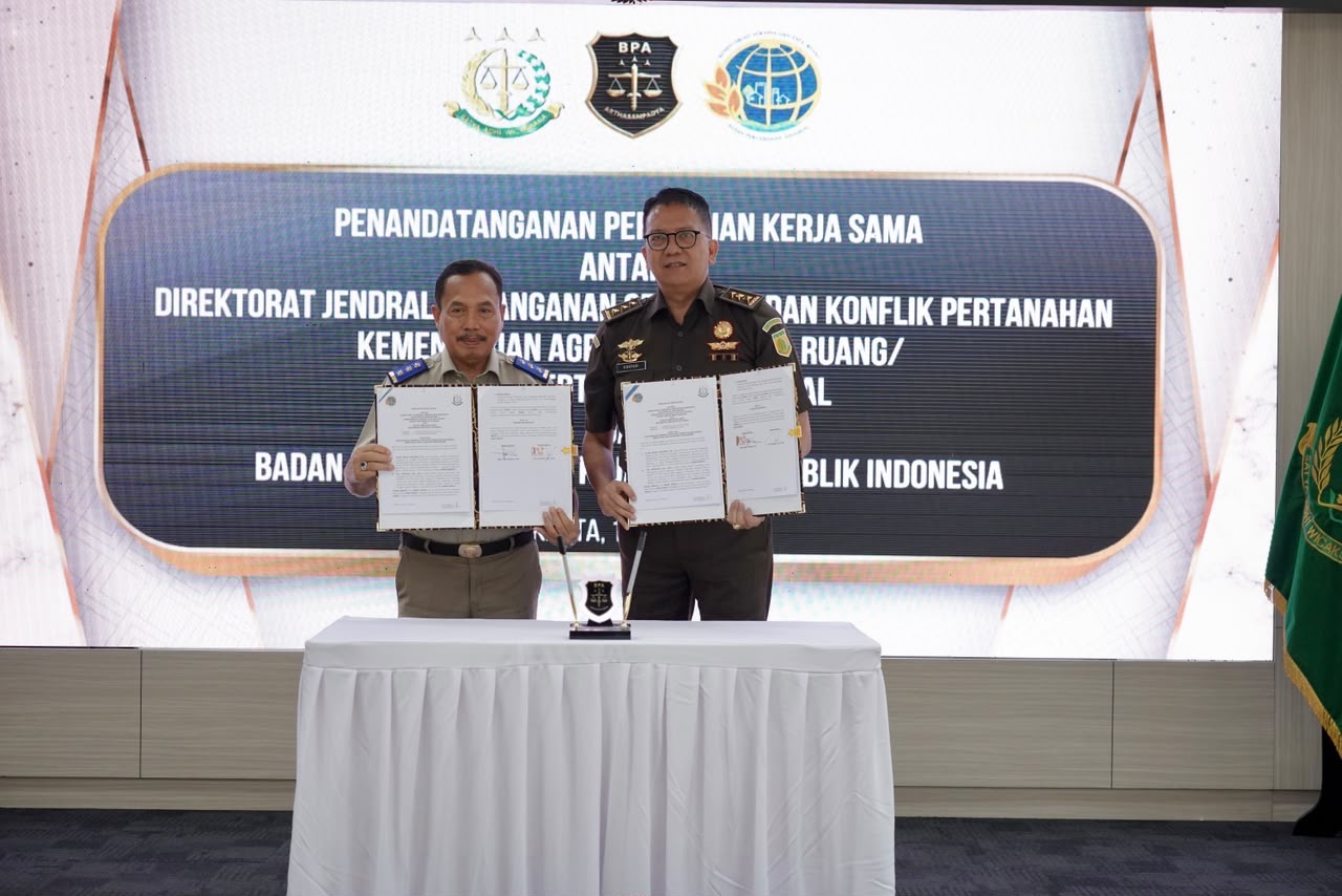 Kementerian ATR/BPN dan Kejaksaan Agung Perkuat Pengamanan Aset