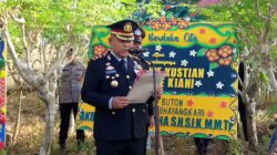 Kapolres Buton Pimpin Upacara Pemakaman Alm.Iptu La Ode Kustian