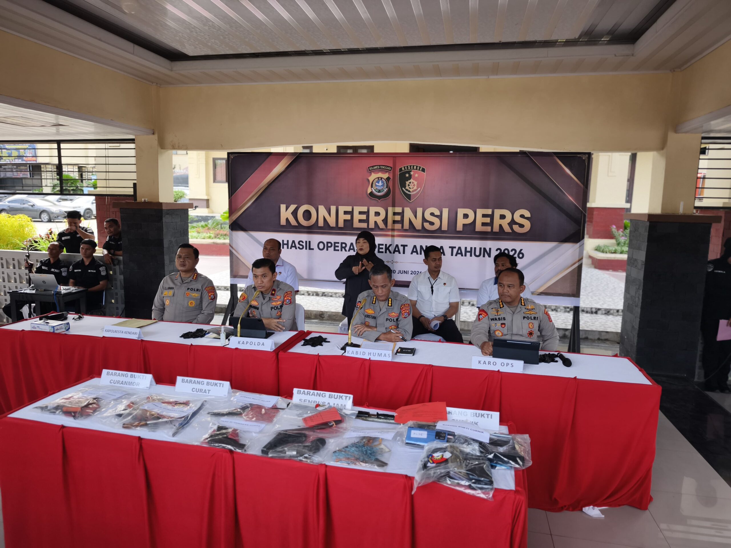Operasi Pekat Anoa 2026 Ungkap 338 Kasus