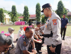 Puluhan Personel Polres Buton Naik Pangkat