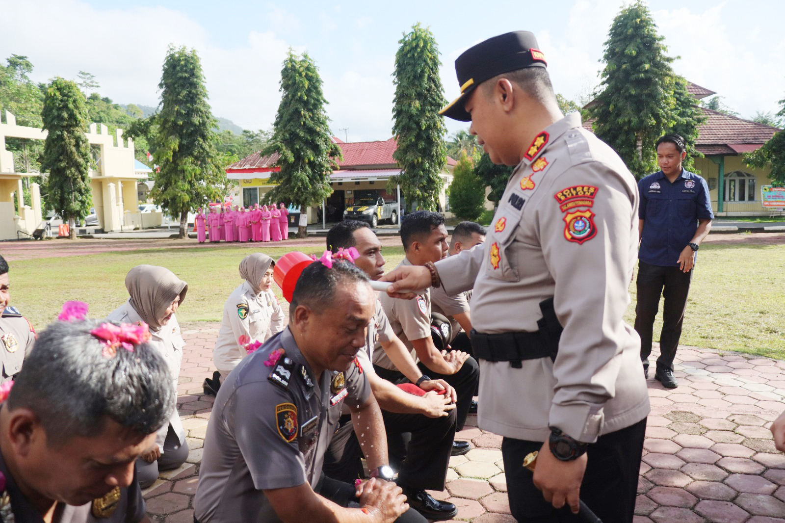 Puluhan Personel Polres Buton Naik Pangkat