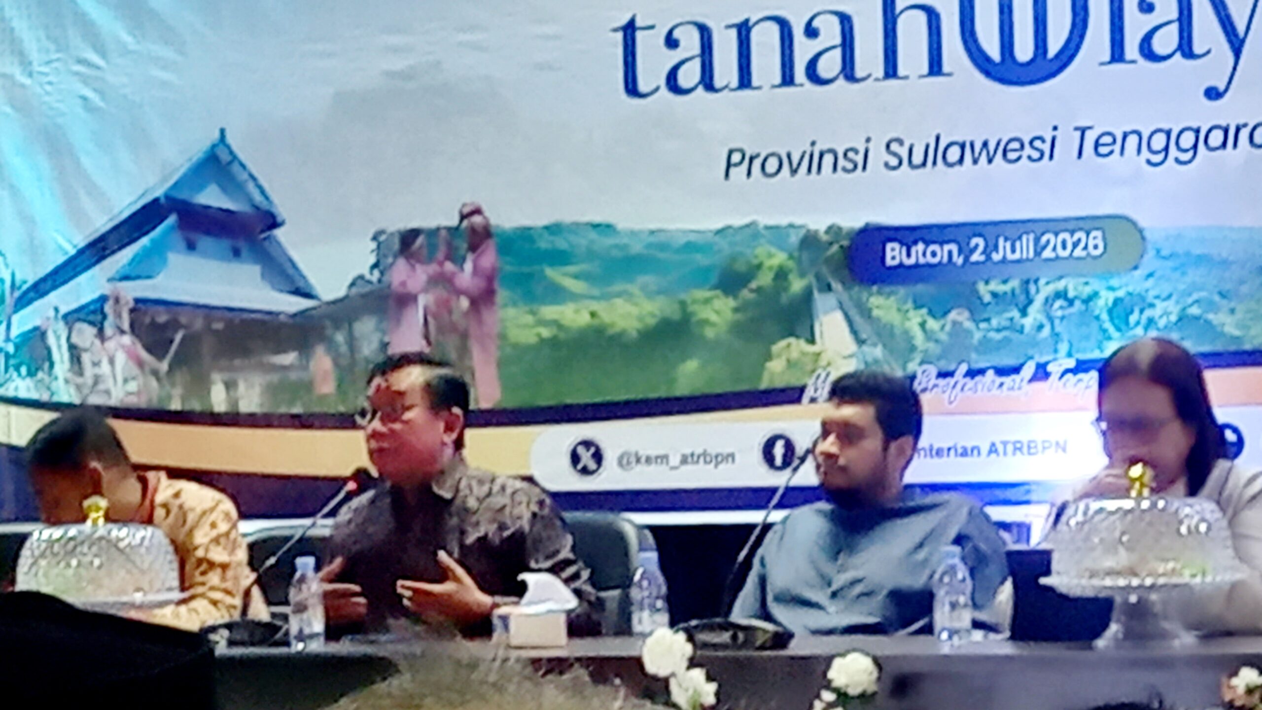 Kementrian ATR/BPN Gelar Sosialisasi Tanah Ulayat di Buton