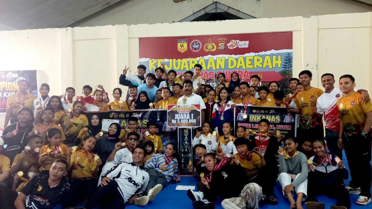 Kejurda Inkanas Sultra 2026 Resmi Ditutup, Sijawangkati Juara Umum