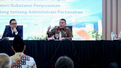 Kementrian ATR/BPN Gelar FDG bersama DPR RI Bahas RUU Pertanahan