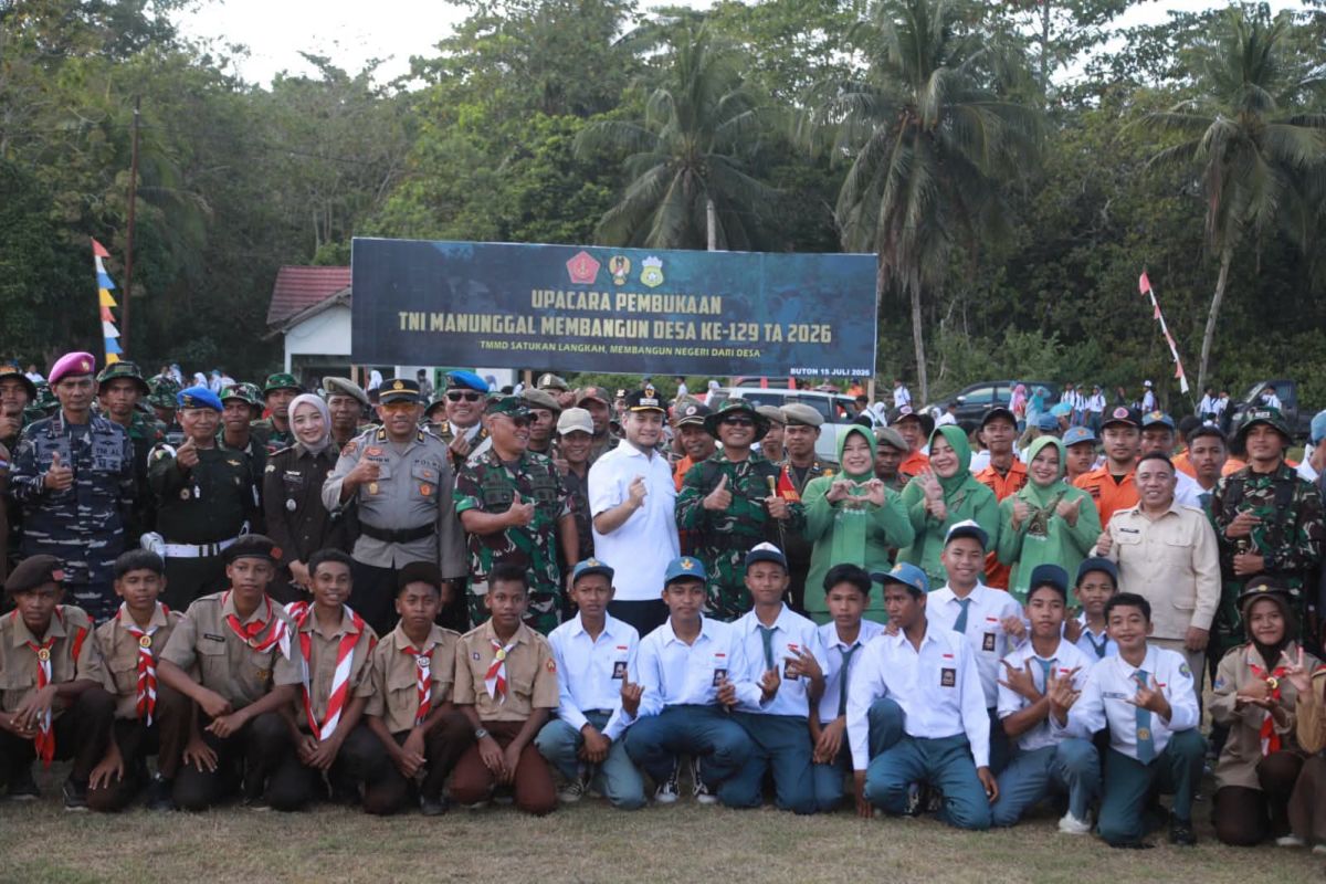 TMMD ke-129 Jangkau Pembangunan Desa di Buton