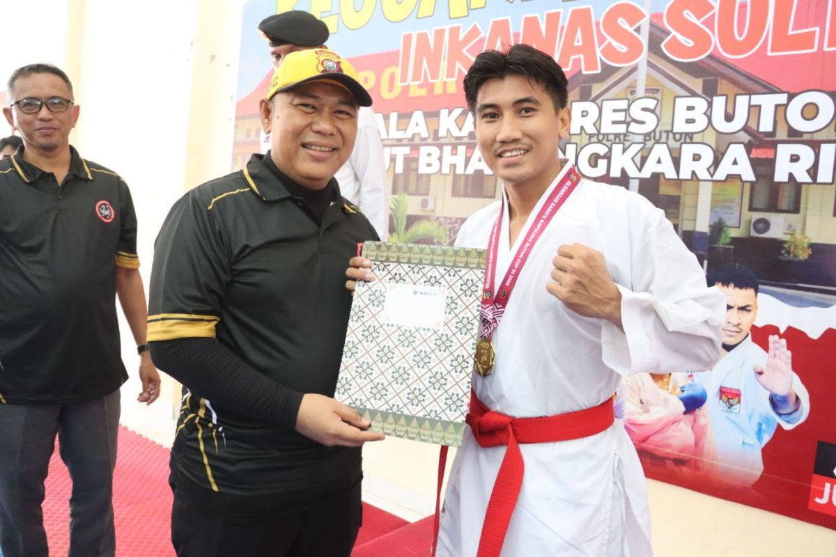 Kapolres Buton Buka Kejuaraan Daerah Inkanas Sultra