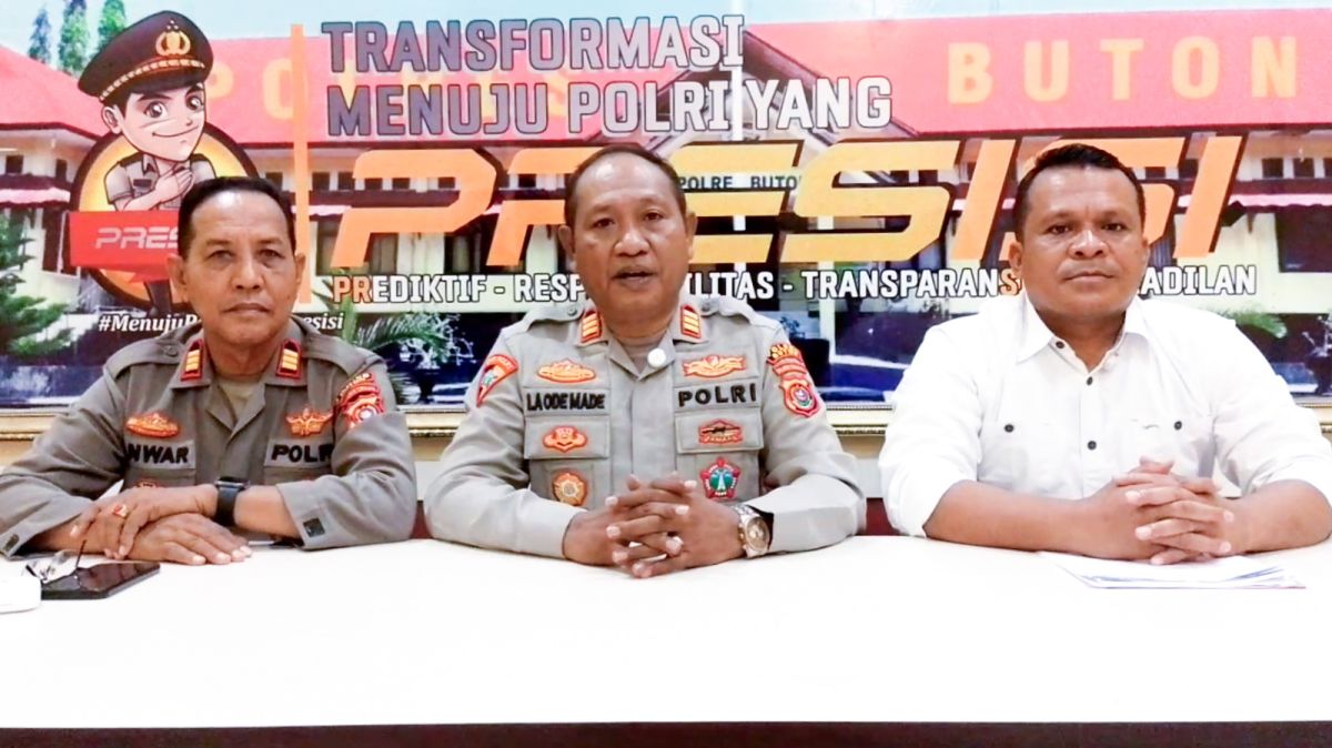Polres Buton Imbau Masyarakat Jauhi Miras dan Kriminalitas Lainnya