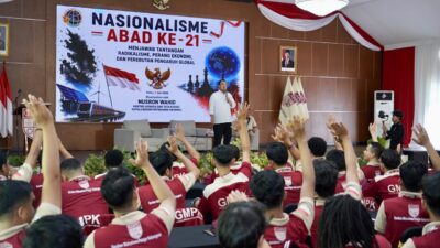 Jadi Pembicara di Diklat Pratama DPP GMPK, Menteri Nusron: Nasionalisme Menjadikan Bangsa yang Kuat Jadi Pembicara di Diklat Pratama DPP GMPK, Menteri Nusron: Nasionalisme Menjadikan Bangsa yang Kuat
