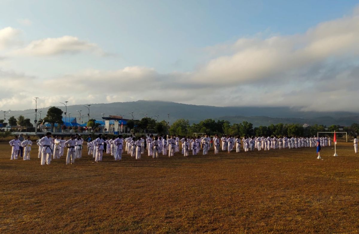 Jalin Silaturahim antar Sesama Karateka, INKANAS Buton Gelar Latihan gabungan