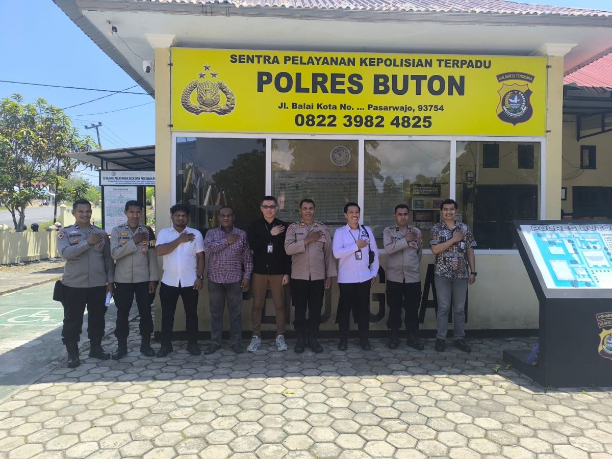 Ombudsman RI Sultra Lakukan Penilaian Pelayanan Publik di Polres Buton