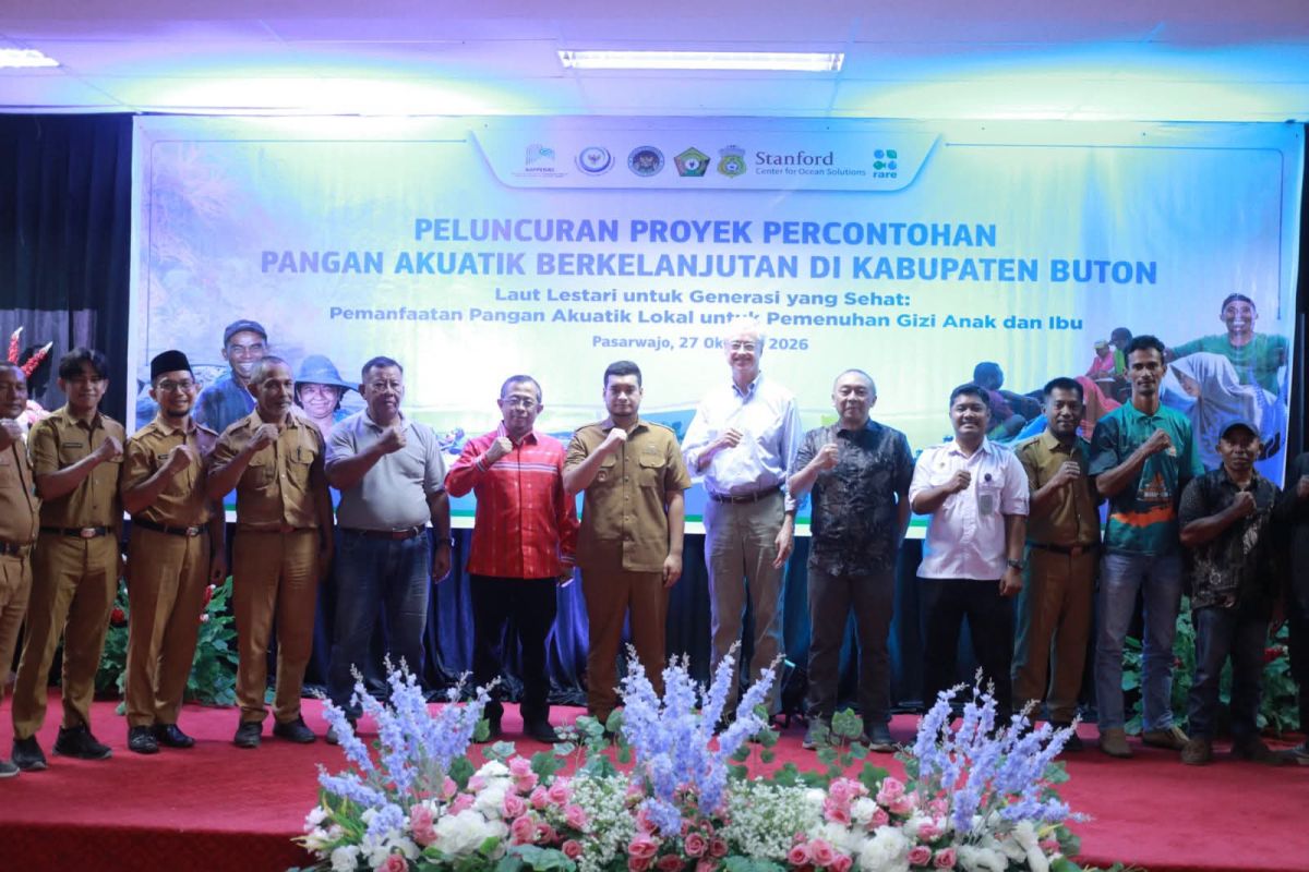 Bupati Buton Hadiri Peluncuran Proyek Percontohan Pangan Akuatik Berkelanjutan