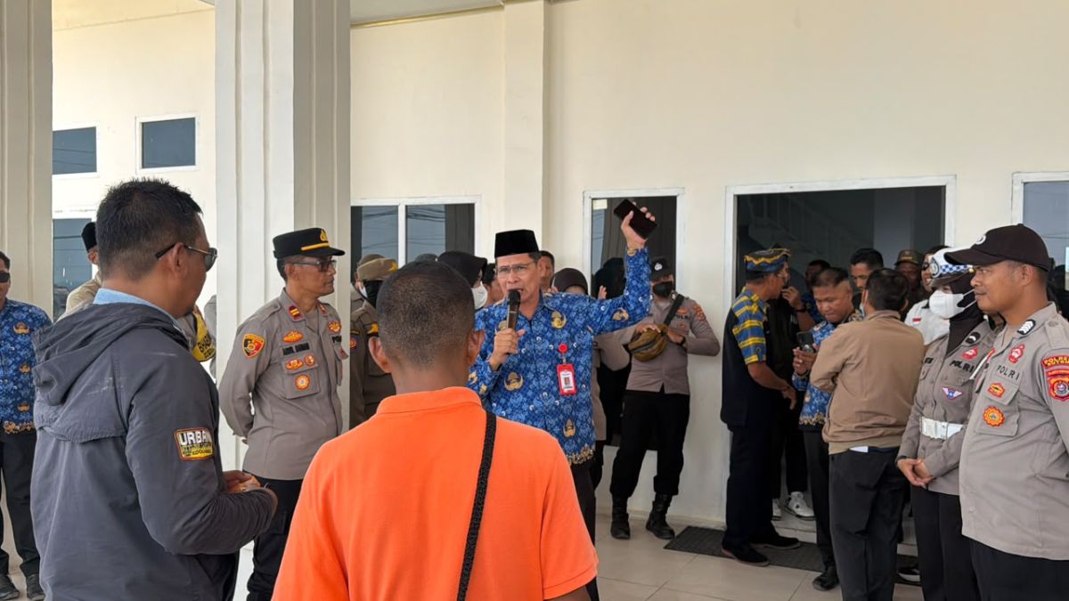 Polres Buton Lakukan Pam Aksi Unjuk Rasa di Buton Selatan