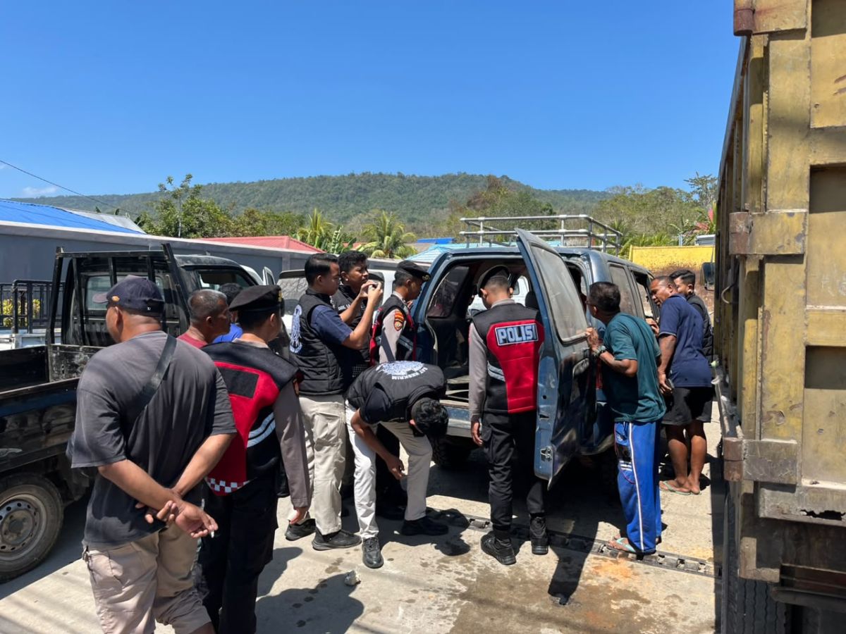 Polres Buton Gelar Patroli Gabungan di Area SPBU Pasarwajo