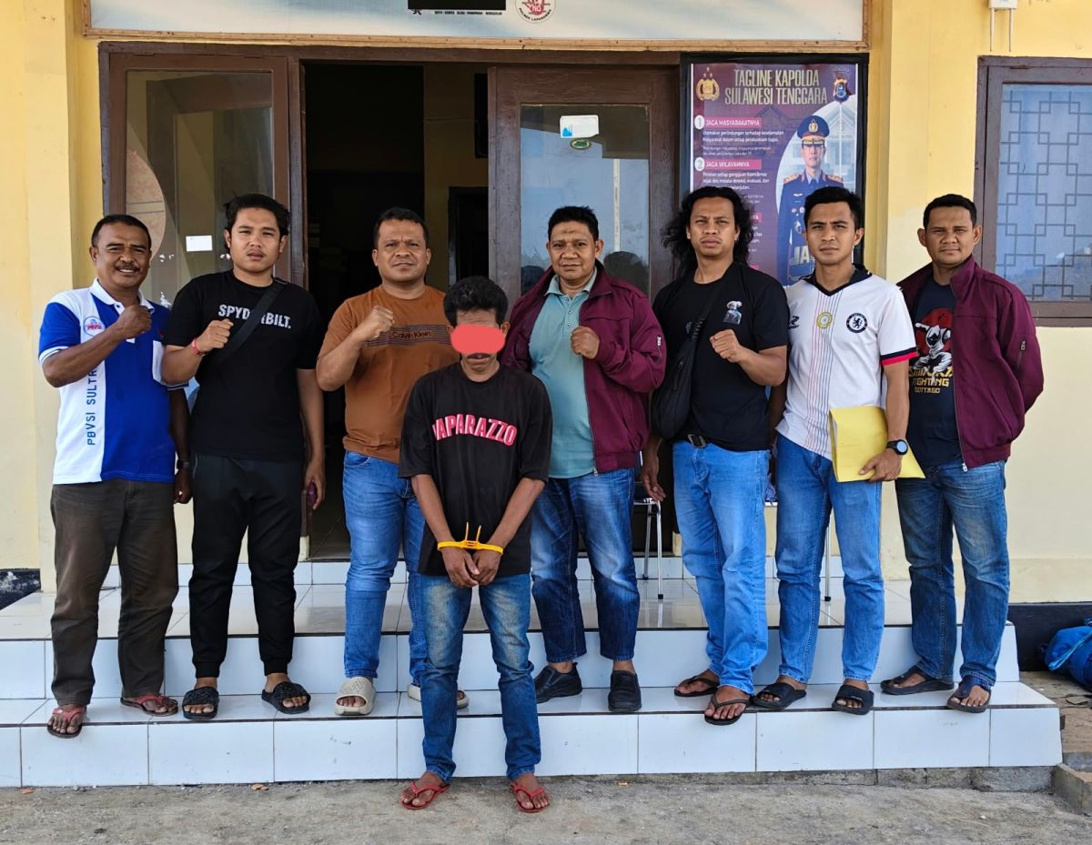 Tim URC Sat Reskrim Polres Buton Amankan Pelaku Penikaman